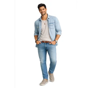 Camisa Masculina Jeans