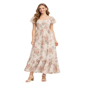 Vestido Floral Romântico